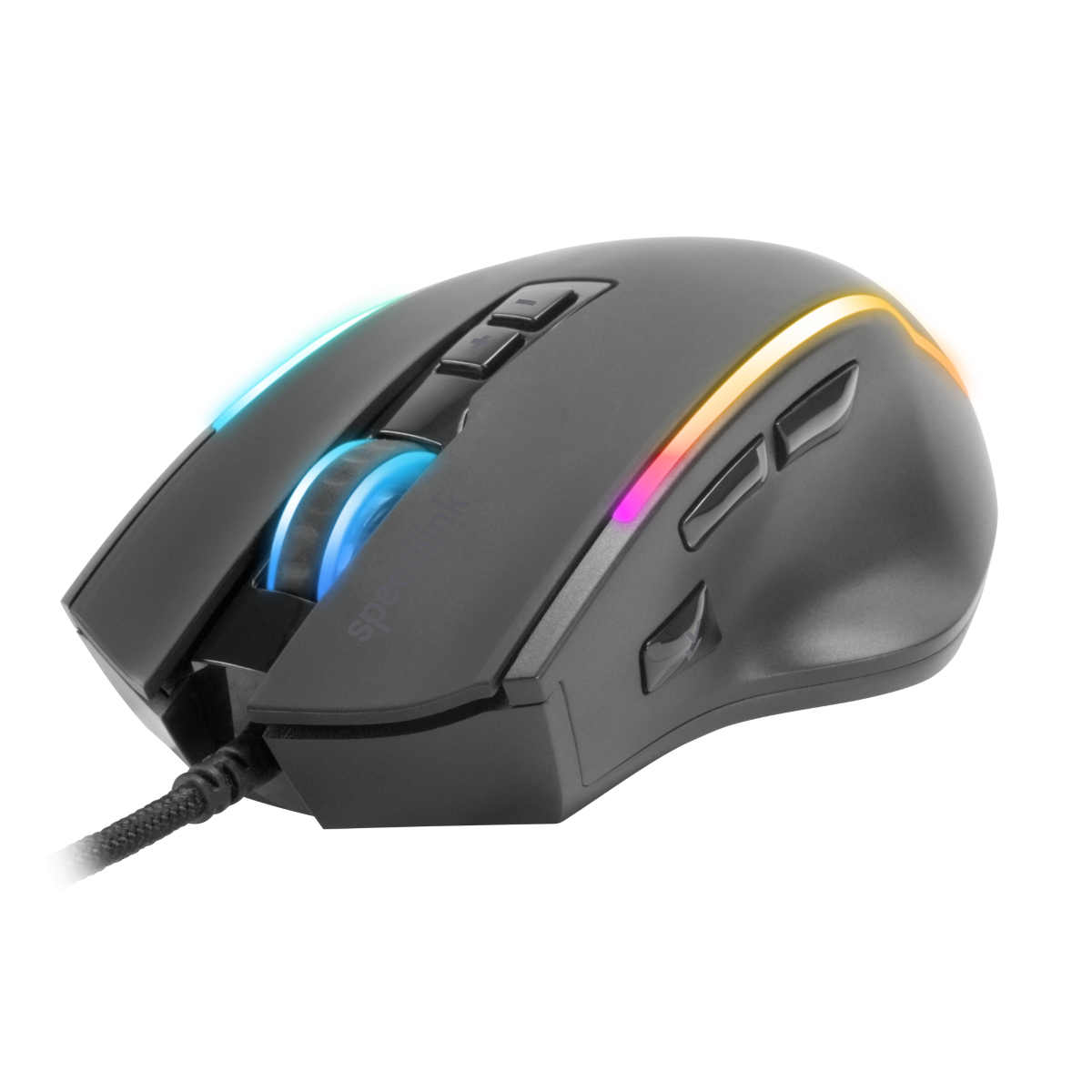 Speedlink DECUS NX RGB Gaming Maus, schwarz gummiert Mäuse Produkt Bild 3