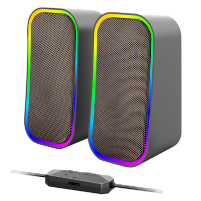Speedlink TOKEN RGB Gaming Stereo Speaker, schwarz