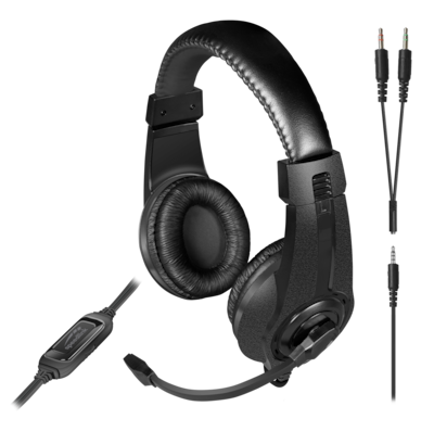 Speedlink LEGATOS Stereo Gaming Headset (PC/PS5/PS4/Xbox Series X/S/Switch/OLED/Lite, black)