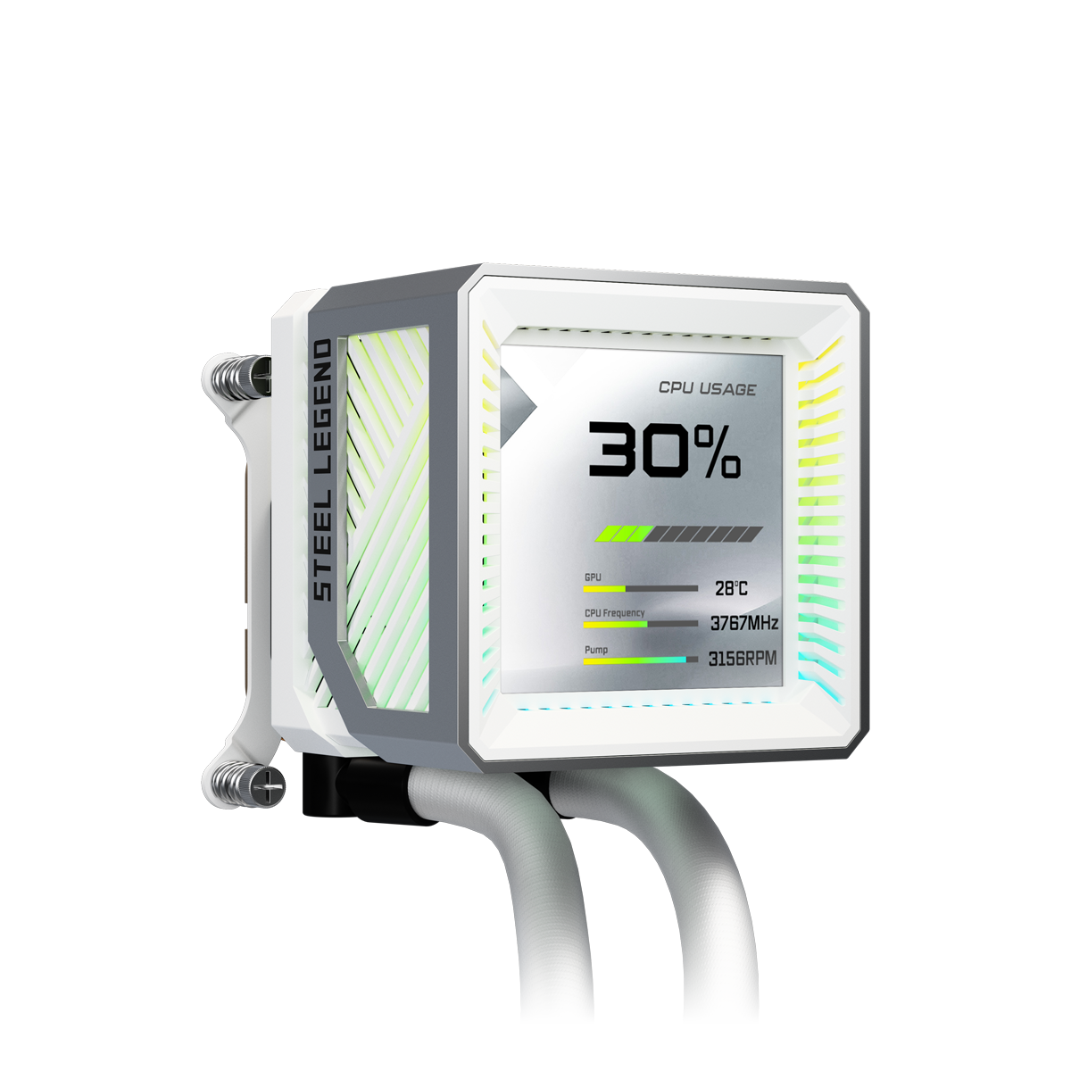 ASRock Steel Legend 360 LCD White | AiO-Wasserkühlung Kühlung Produkt Bild 9
