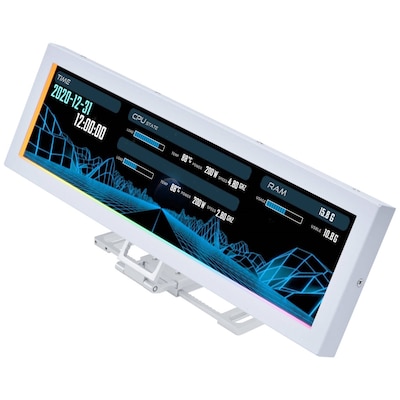 Lian Li 8.8" Universal Screen weiß
