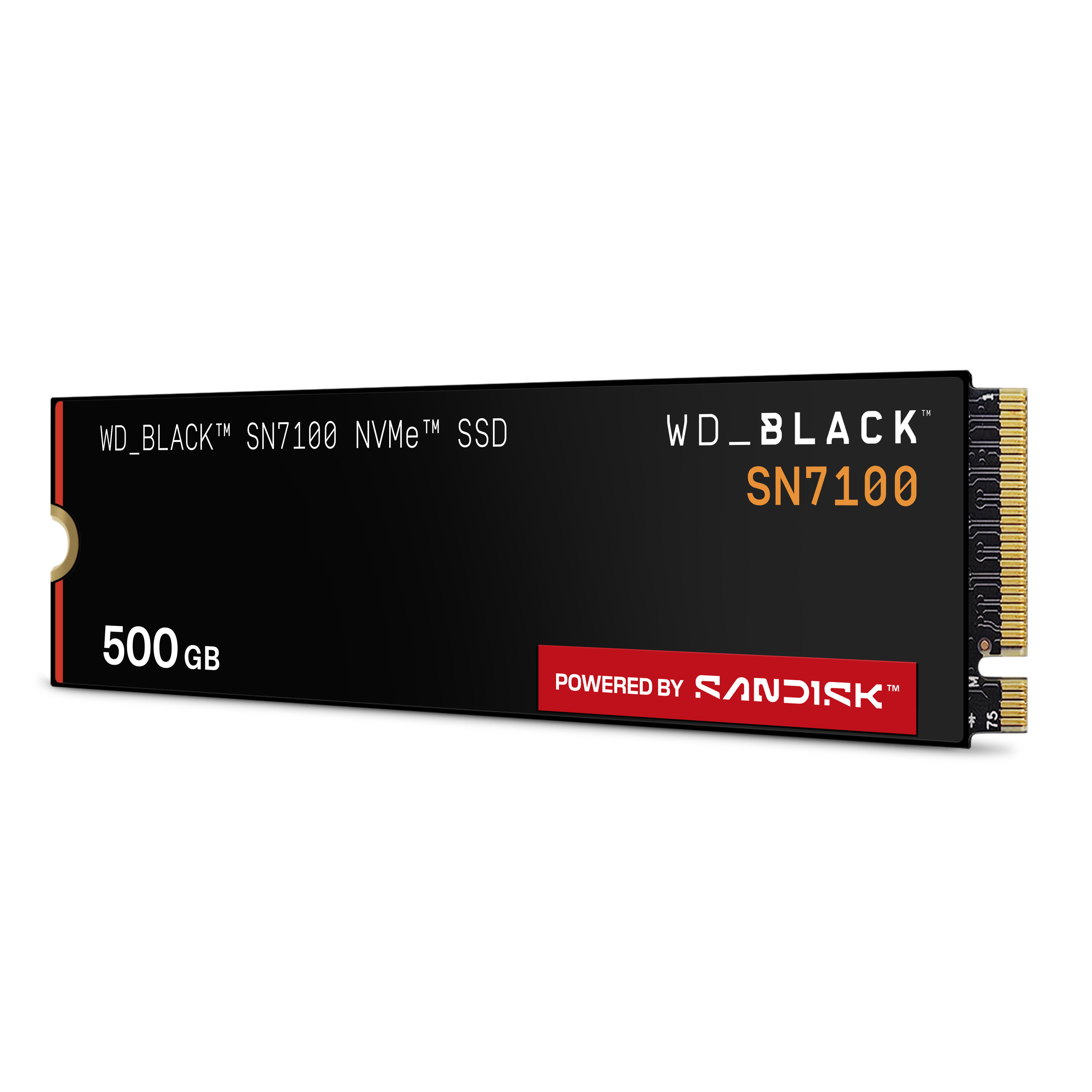 WD_BLACK SN7100 SSD 500GB M.2280 PCIe Gen4 NVMe Internes Solid-State-Module Solid-State-Drive Produkt Bild 2