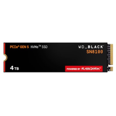 Thumbnail - WD_BLACK SN8100 SSD 4TB M.2 2280 PCIe Gen5 NVMe Internes Solid-State-Module