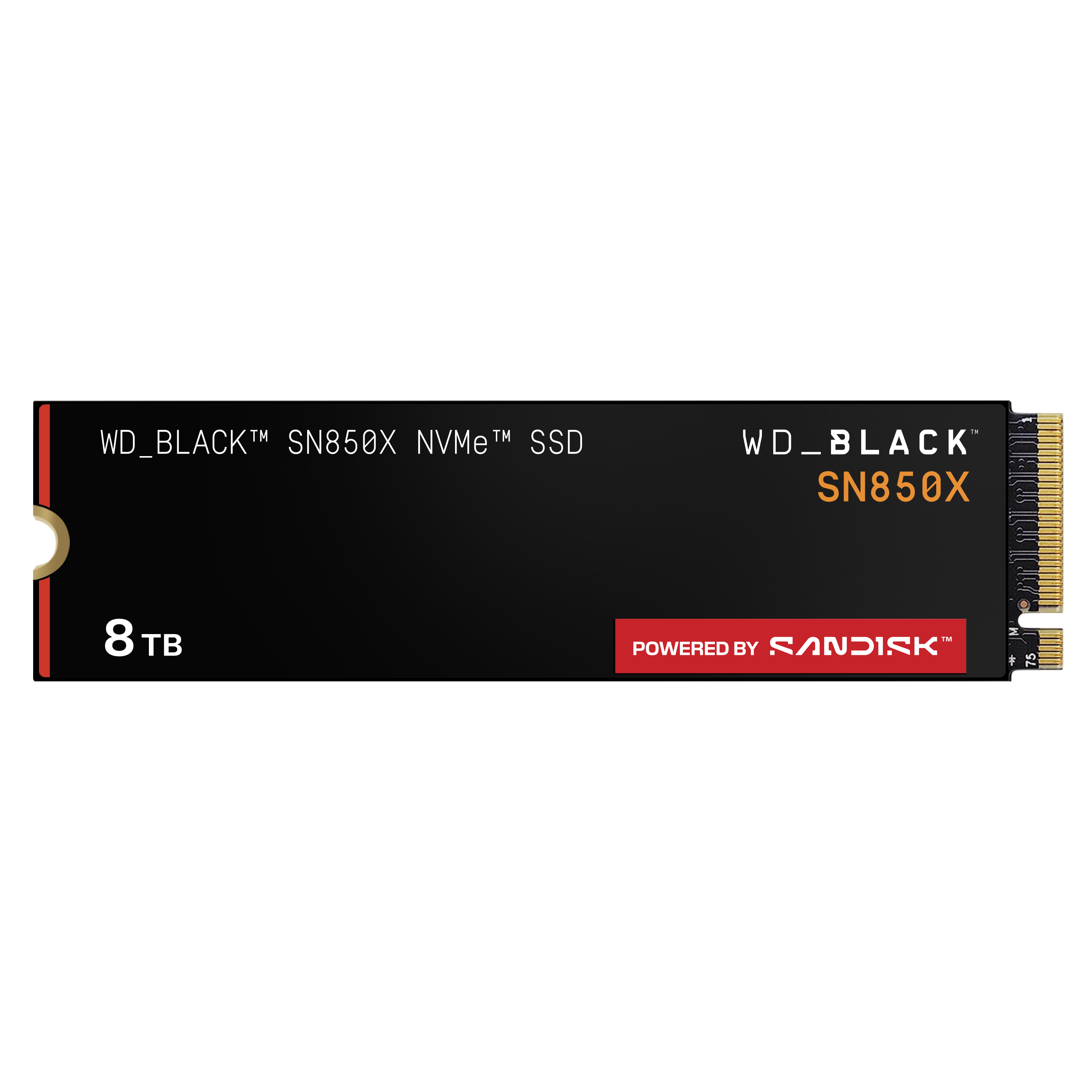 SanDisk WD_BLACK SN850X SSD 8TB M.2 2280 PCIe Gen4 NVMe Internes Solid-State-Module