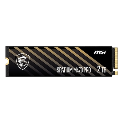 Thumbnail - MSI SPATIUM M470 Pro SSD 2TB M.2 PCIe Gen4 NVMe Internes Solid-State-Module