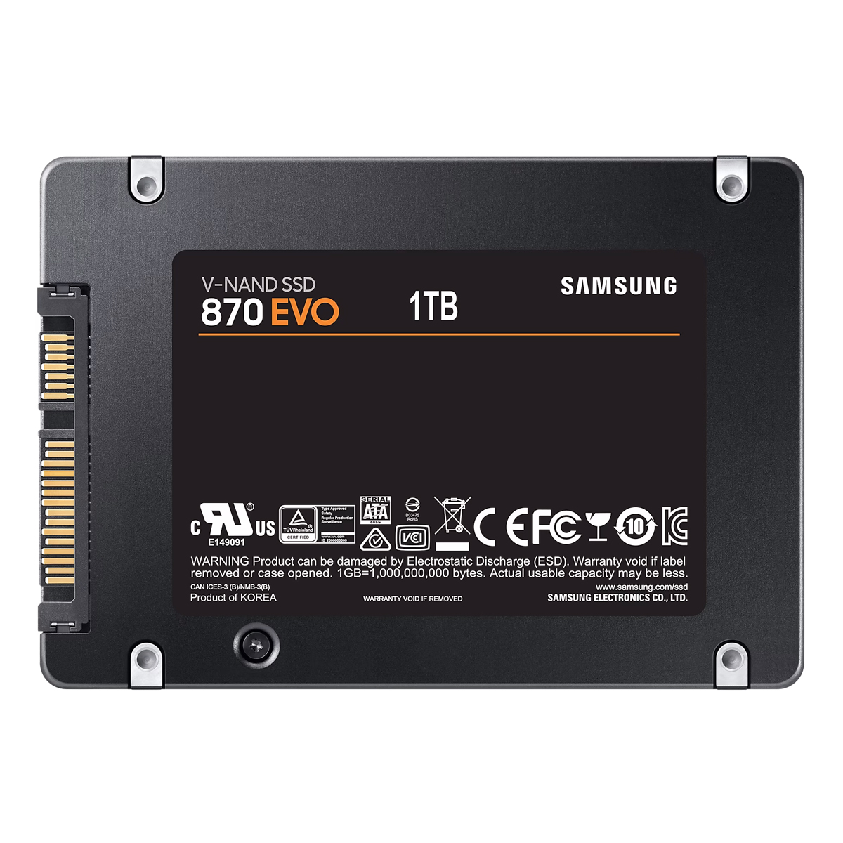 Samsung SSD 870 EVO 1TB 2.5インチ 2個 ていてい Samsung 870 EVO SSD 1TB 2.5 Zoll SATA 6Gb/s - Solid-State-Drive