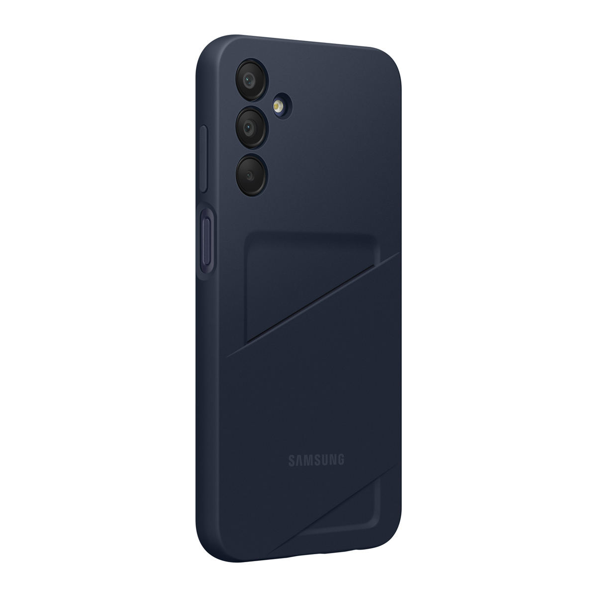 Samsung Schutzhülle Card Slot Case für Galaxy A15 / A15 5G - blau / schwarz