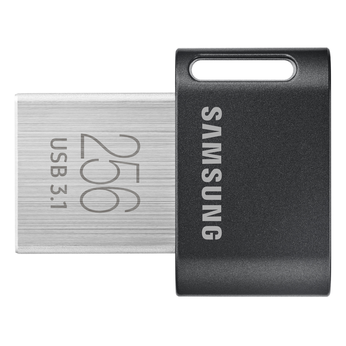 Samsung FIT Plus (2020) Typ-A 256GB USB-Stick Schwarz Ohne Schutzkappe, bis zu 400 MB/s, USB 3.2 Gen 1x1 (5 Gbit/s)