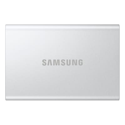 Samsung Portable SSD T7 Resurrected 1TB Silber Externe Solid-State-Drive, USB 3.2 Gen 2x1 (10 Gbit/s)