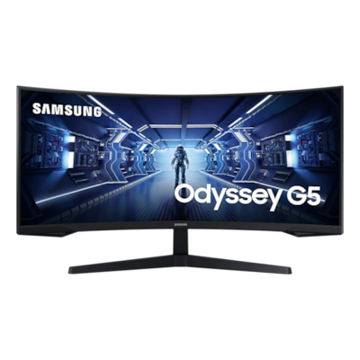 Samsung Odyssey G5 C34G55TWWP Gaming Monitor - 165Hz, WQ B-Ware