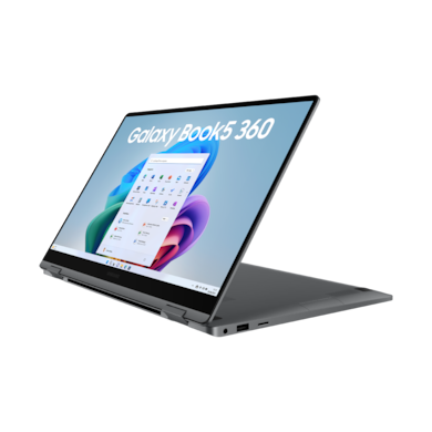 Samsung galaxy book5 360 | 15,6" fhd amoled na dotik | intel core ultra 5 226v | 16gb lpddr5x | 512gb nvme ssd | moonstone gray | brez napajalnika | prenosnik 3 Samsung galaxy book5 360 2 v 1 način stojala in 360 stopinjski tečaj