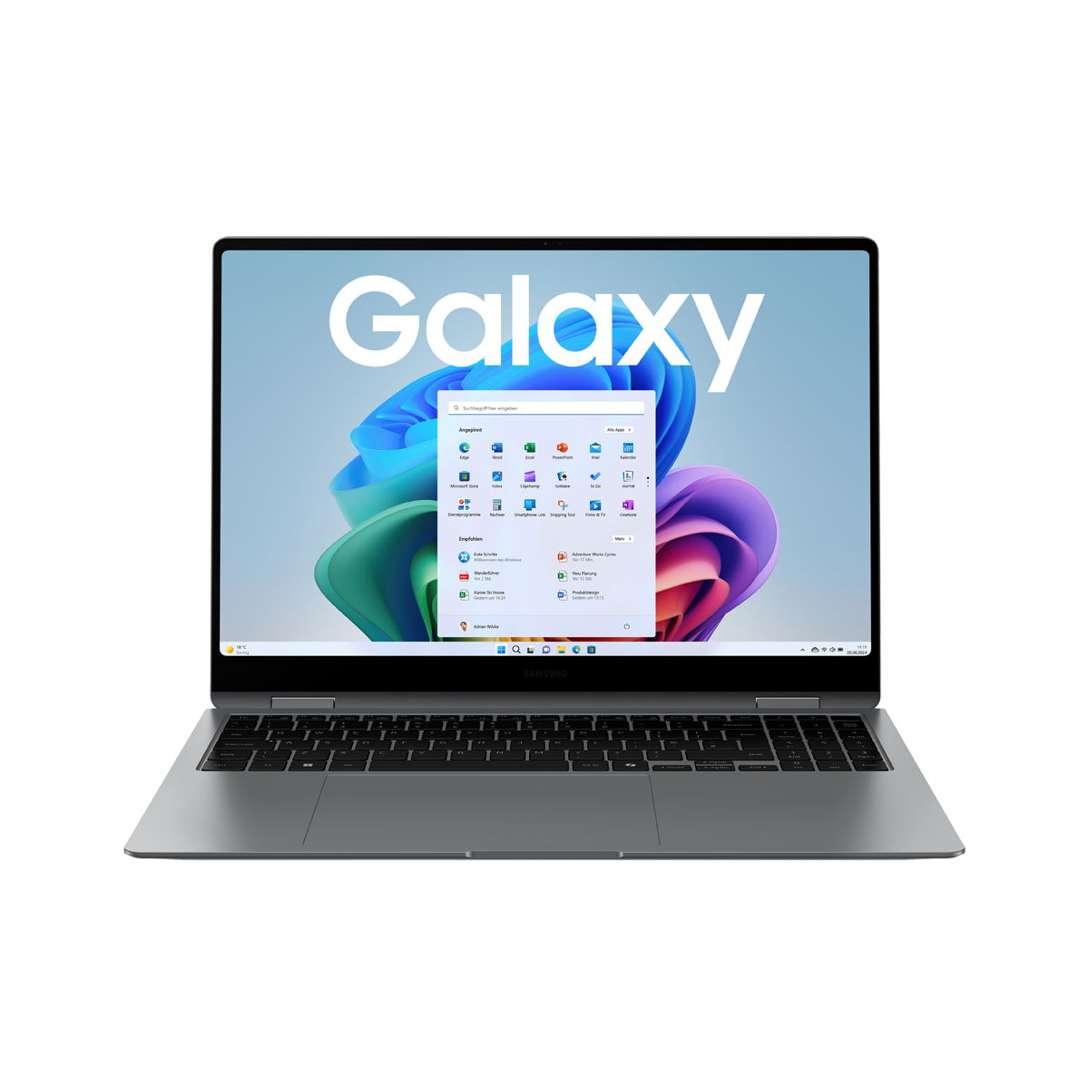 SAMSUNG Galaxy Book5 Pro 360 B-Ware 16 Zoll Intel Core Ultra 7 258V 32GB 1000GB W11 Moonstone Gray