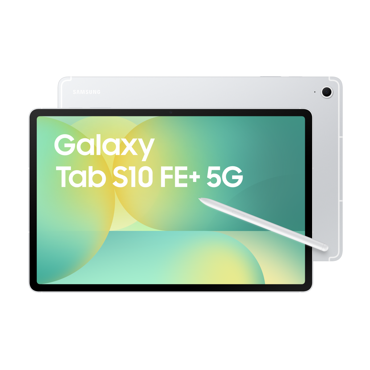 Samsung Black Week % | Galaxy Tab S10 FE+ 5G Silver 13,1" WQXGA+ Display / Octa-Cora / 8GB RAM / 128GB Speicher / Android / inkl. S-Pen