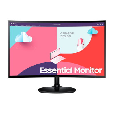 Thumbnail - Samsung S24C364EAU Curved Monitor - VA, Full HD, 75 Hz, HDMI