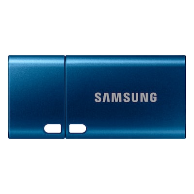 Samsung Typ-C 128GB USB-Stick Blau Mit Schutzkappe, bis zu 400 MB/s, USB 3.2 Gen 1x1 (5 Gbit/s)