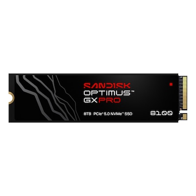 SanDisk Optimus GX PRO 8100 SSD 8TB M.2 2280 PCIe Gen5 Internes Solid-State-Module
