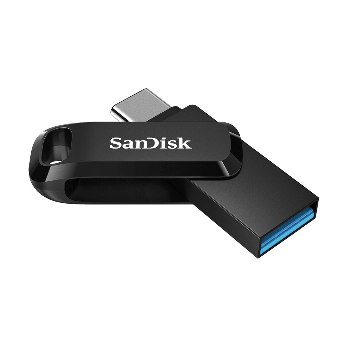 SanDisk Ultra Dual Drive Go Typ-A/Typ-C 512GB USB-Stick Schwarz Swivel, bis zu 400 MB/s, USB 3.2 Gen 1x1 (5 Gbit/s) USB Sticks Produkt Bild 3