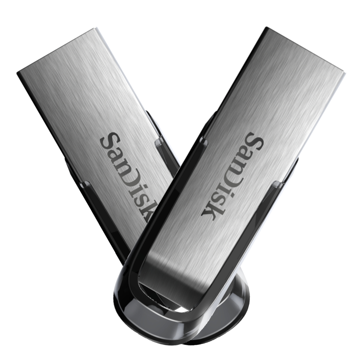 2er Pack SanDisk Ultra Flair Typ-A 256GB USB-Stick Ohne Schutzkappe, bis zu 150 MB/s, USB 3.2 Gen 1x1 (5 Gbit/s)