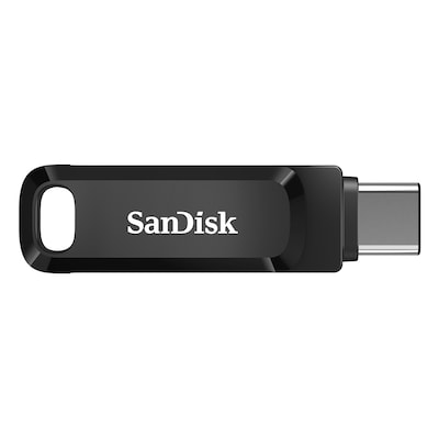 SanDisk Ultra Dual Go Typ-A/Typ-C 256GB USB-Stick Swivel, bis zu 150 MB/s, USB 3.2 Gen 1x1 (5 Gbit/s)