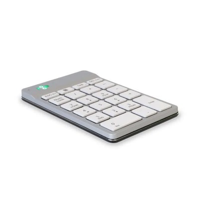 R-Go Tools Tastatur R-Go Numpad Break, ergonomischer Ziffernblock mit Pausensoftware, bluetooth, weiß