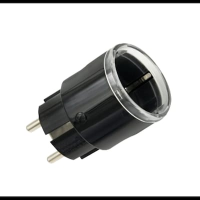 Shelly Plug S Gen3 Matter schwarz - kleiner smarter Stecker mit Bluetooth-Konnektivität und Leistungsmessung / Unterstüt...