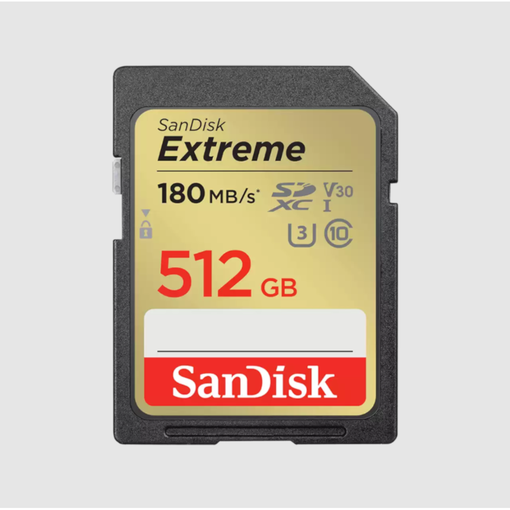 SanDisk Extreme SD-UHS-I-Speicherkarte - 512GB Speicherkarte
