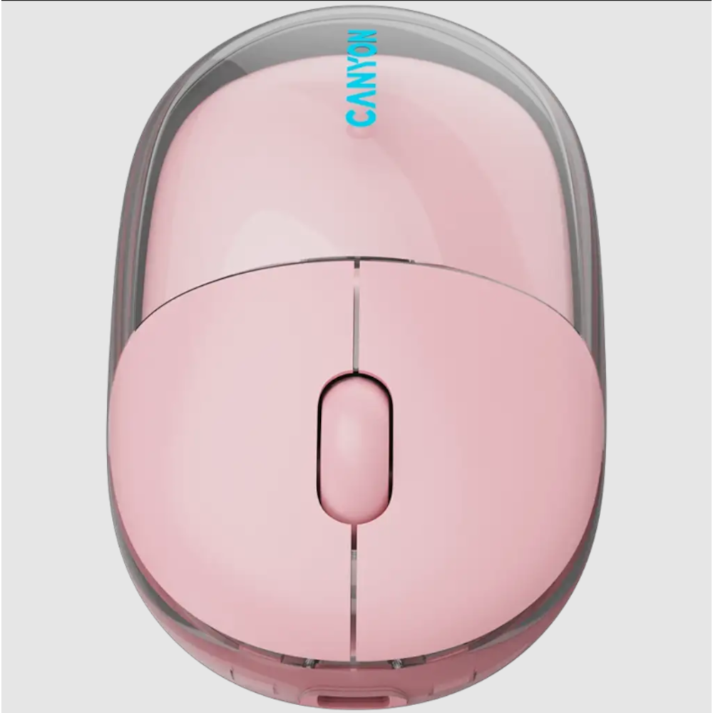 CANYON Maus OnClick 24 BT/ Wireless Transparent/Pink