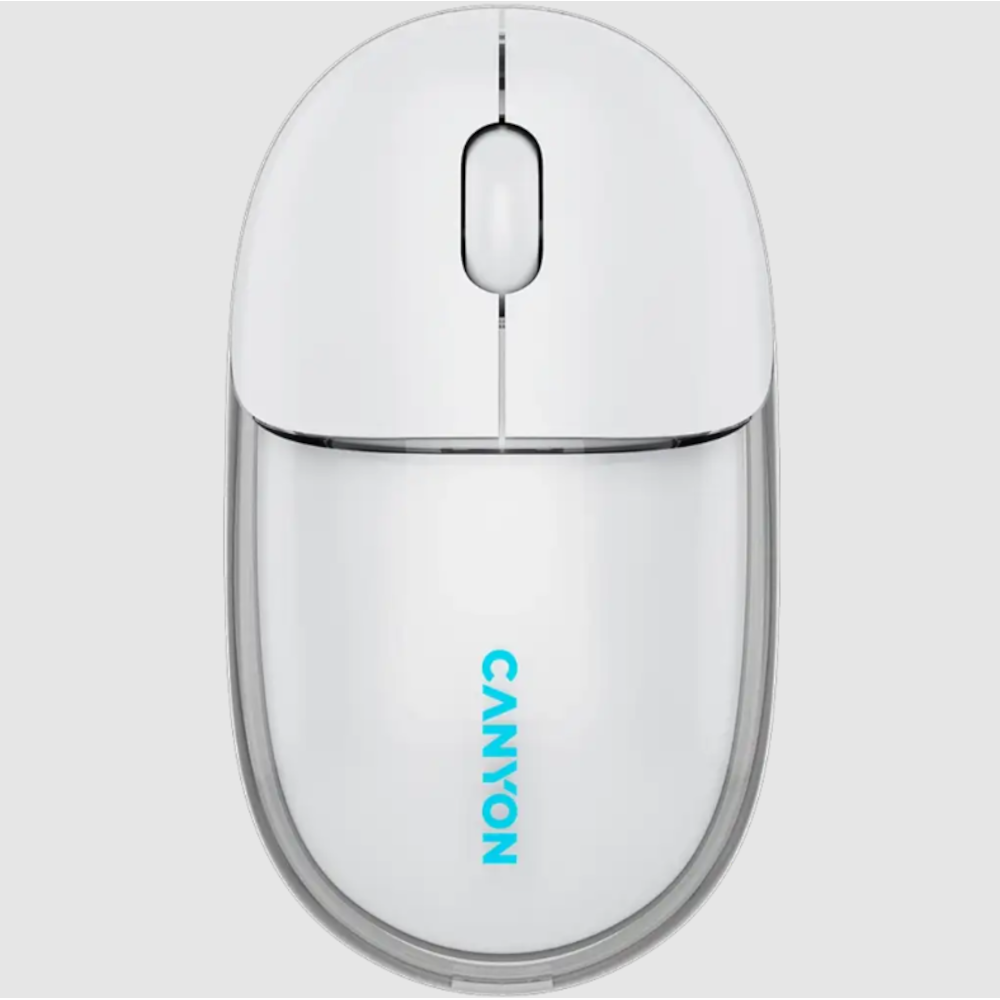 CANYON Maus OnClick 24 BT/ Wireless Transparent/Weiß