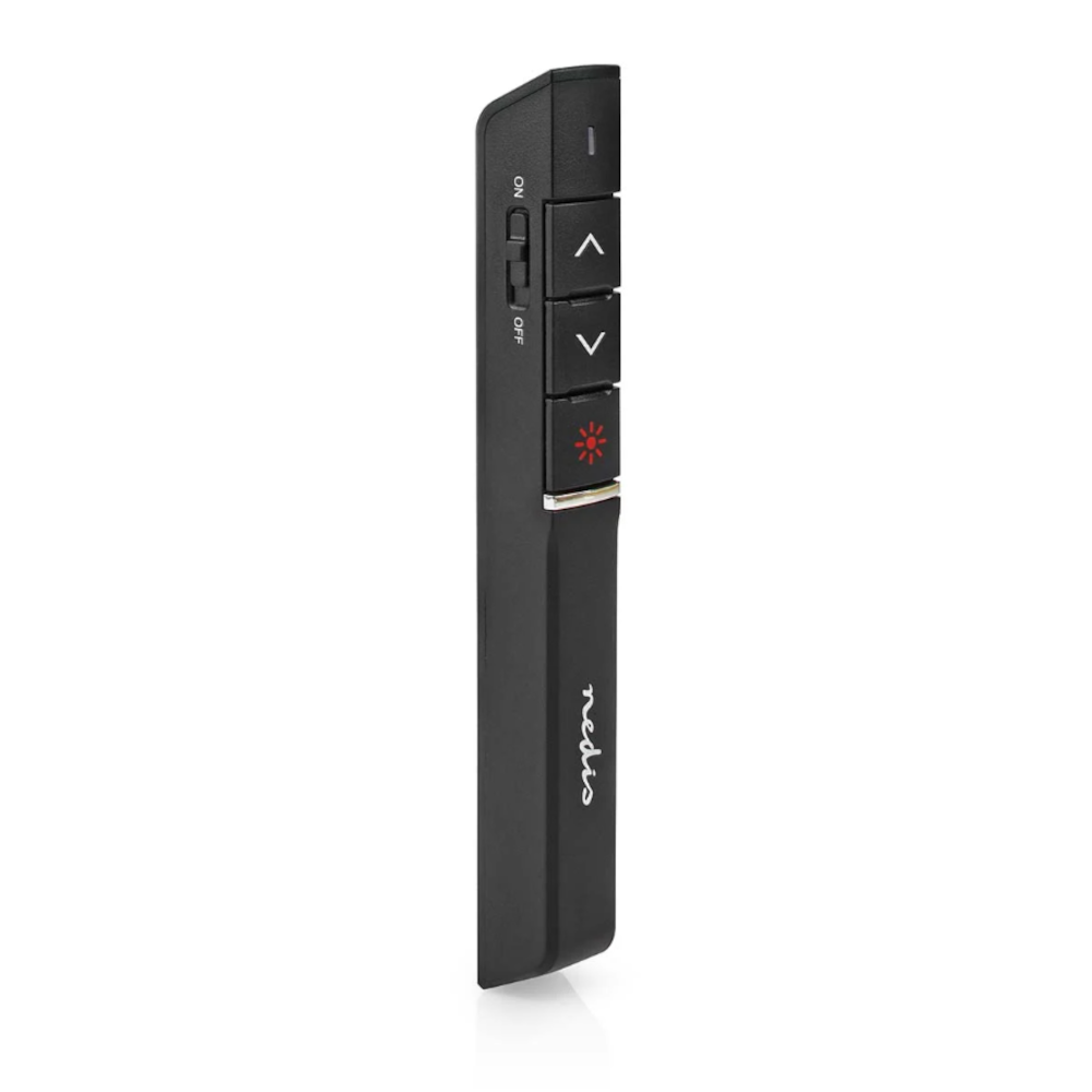 Nedis Presenter, Laserpointer-Reichweite bis zu: 100 m, Drahtlose Reichweite bis zu: 30 m | Schwarz