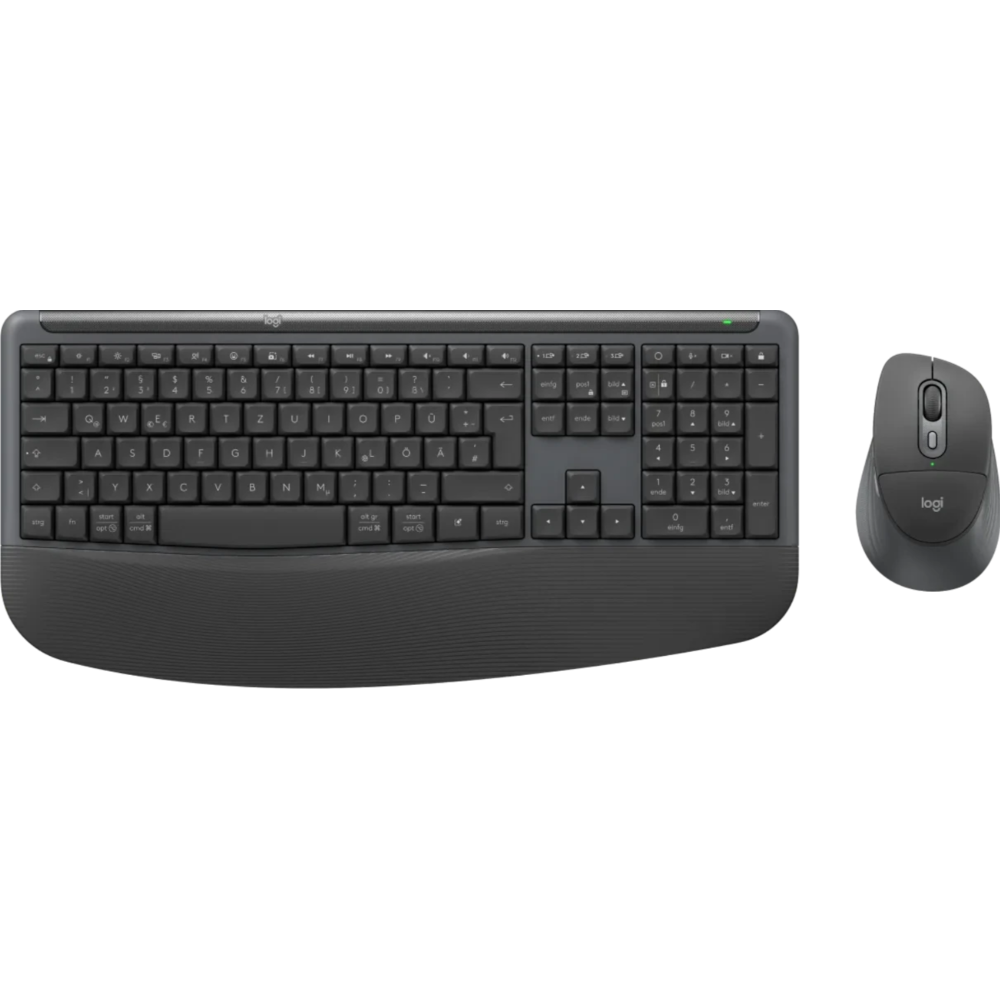 Logitech Signature Comfort Plus Combo MK880 for Business, Kabelloses Tastatur-Maus-Set für mehr Komfort und Produktivität.