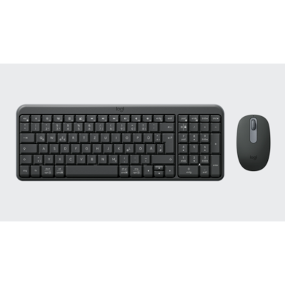 Logitech MK250 Compact Bluetooth Schwarz, Wireless Combo Tastatur und Maus