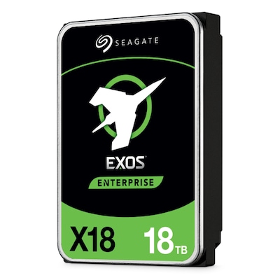 Seagate Exos X18 18TB 3.5 Zoll SAS 12Gb/s CMR Interne Enterprise Festplatte mit FastFormat (512e/4Kn)