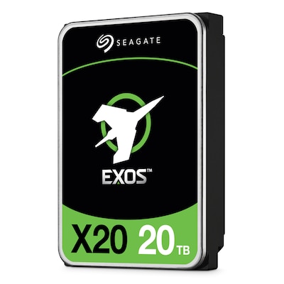 Thumbnail - Seagate Exos X20 20TB 3.5 Zoll SATA Interne Enterprise Festplatte mit FastFormat (512e/4Kn)