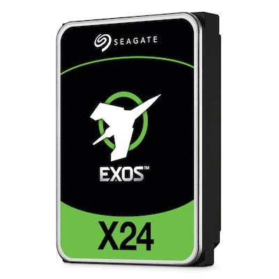 Seagate Exos X24 24TB 3.5 Zoll SATA CMR Interne Enterprise Festplatte mit FastFormat (512e/4Kn)