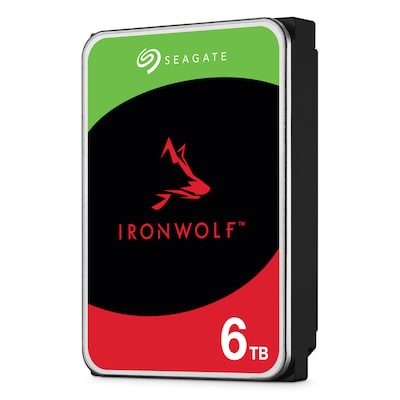 Seagate IronWolf 6TB 3.5 Zoll SATA 256MB Interne NAS Festplatte (CMR)