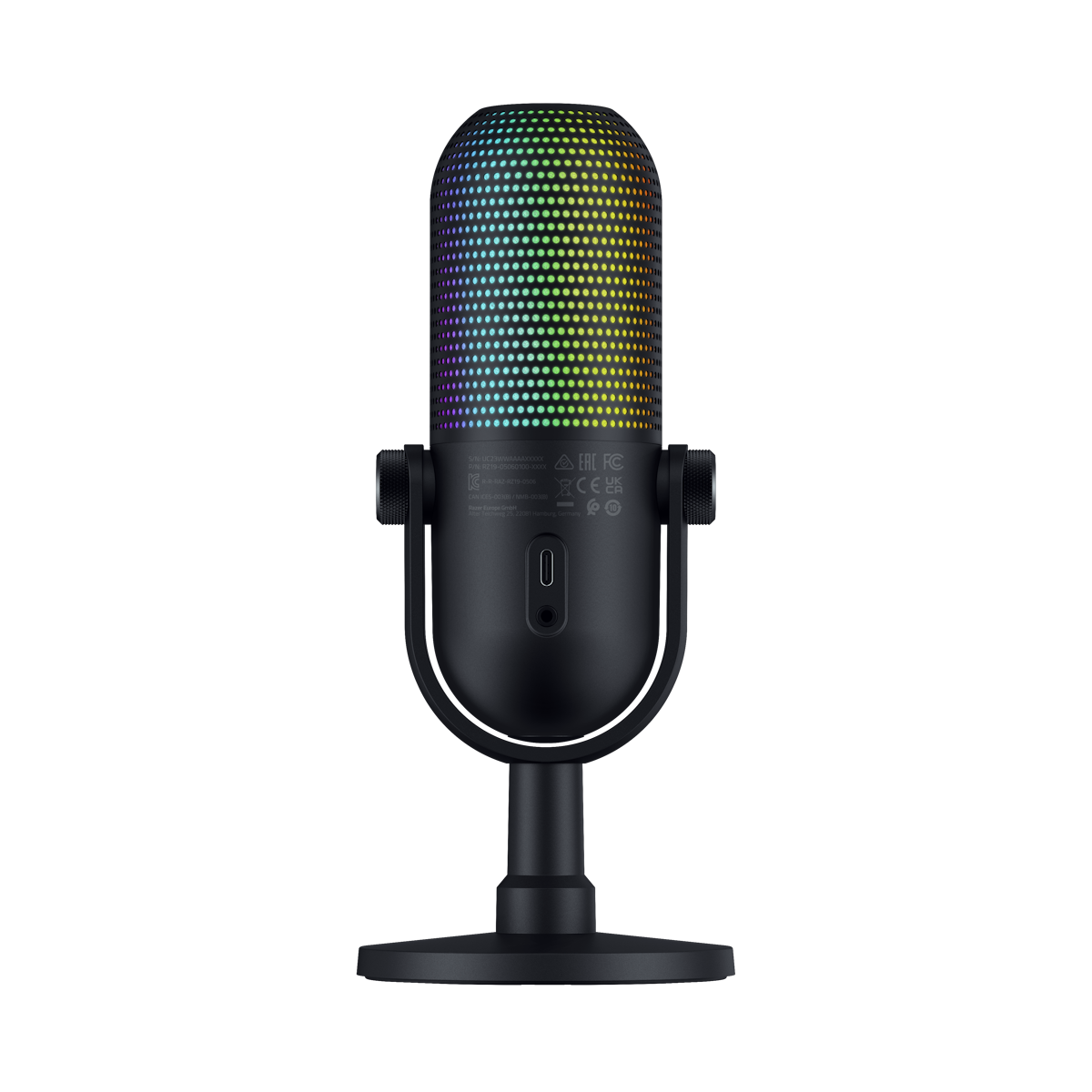 Razer Seiren V3 Chroma USB-Mikrofon - RGB-USB-Mikrofon mit Tap-to-Mute und reaktiver Beleuchtung Headset Produkt Bild 2