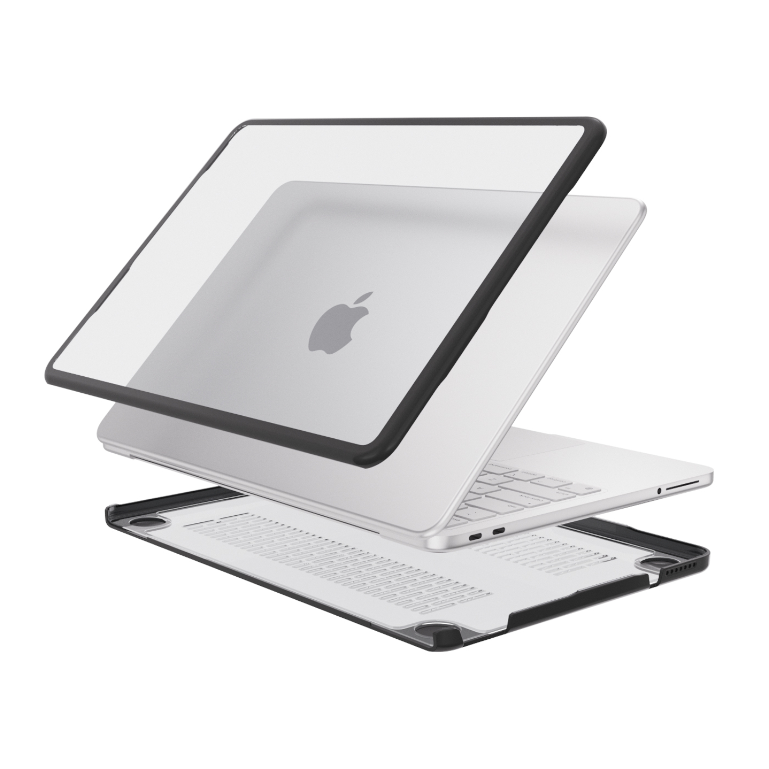 4smarts Shell Case für Apple MacBook Neo, black frame