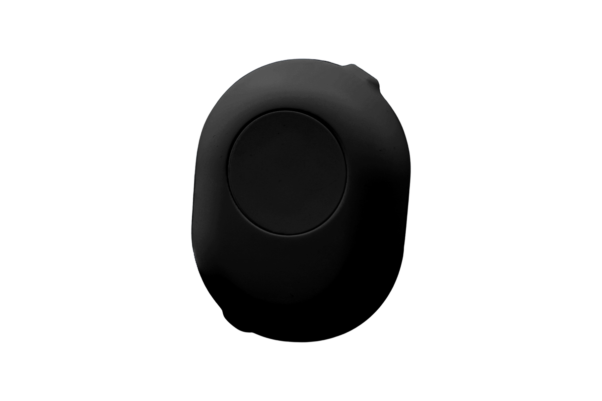 Shelly Button Add-on black - macht Lampen, Ventilatoren und Kleingeräte smart