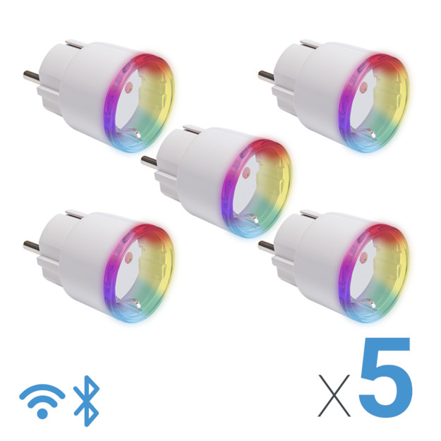Shelly Plus Plug S Weiß 5er Set - Smart Steckdose - Intelligente Steckdose Funktioniert mit Alexa & Google Home, program...