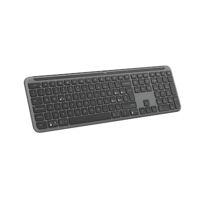 Logitech Signature Slim K950 Tastatur, Kabellos - Graphite Ultrakompaktes, schlankes Design, Komfortable, präzise Tastenanschläge