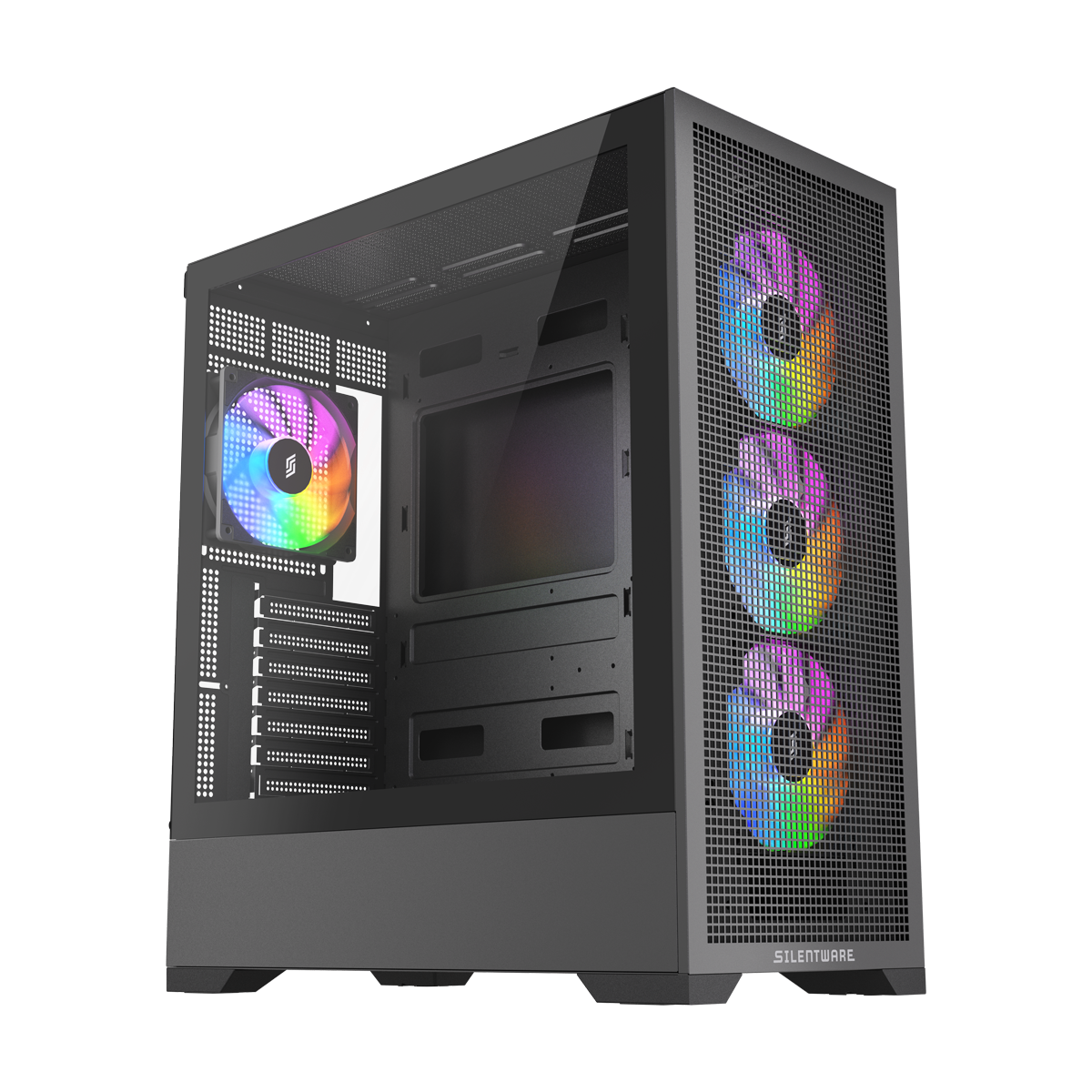Silentware Core 100 A-RGB Black | PC-Gehäuse