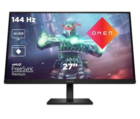 HP Omen 27k Gaming Monitor - IPS, 144Hz, Höhenverstellun B-Ware