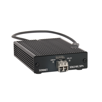 Sonnet Solo10G Thunderbolt SFP+ 10Gb Ethernet Adapter (SFP+ inklusive)