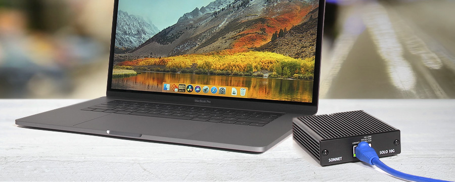 Sonnet Solo 10G Thunderbolt 3 zu 10Gb Base-T Ethernet Adapter