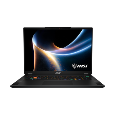 MSI Stealth 18 HX A2WI-087 Intel Core Ultra 9 290HX Plus Laptop 45,7 cm (18") WQUXGA 32 GB DDR5-SDRAM 2 TB SSD NVIDIA GeForce RTX 5080 Laptop GPU Wi-Fi 7 (802.11be) Windows 11 Home Schwarz Deutsch