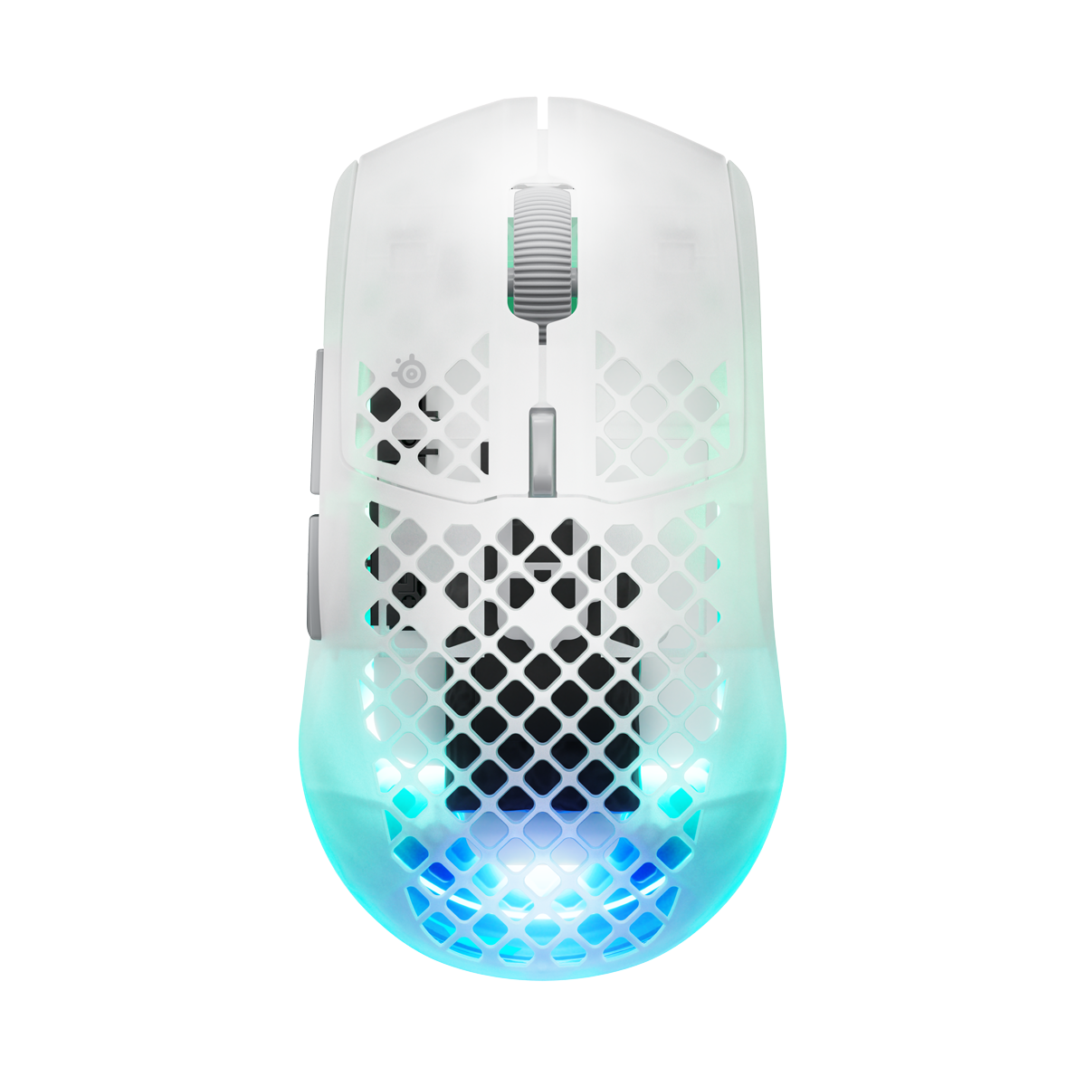 Steelseries Aerox 3 Gen 2 Ghost Gaming Maus kabellose, ultraleichte Gaming Maus mit 200 Stunden Akkulaufzeit und 26.000 dpi