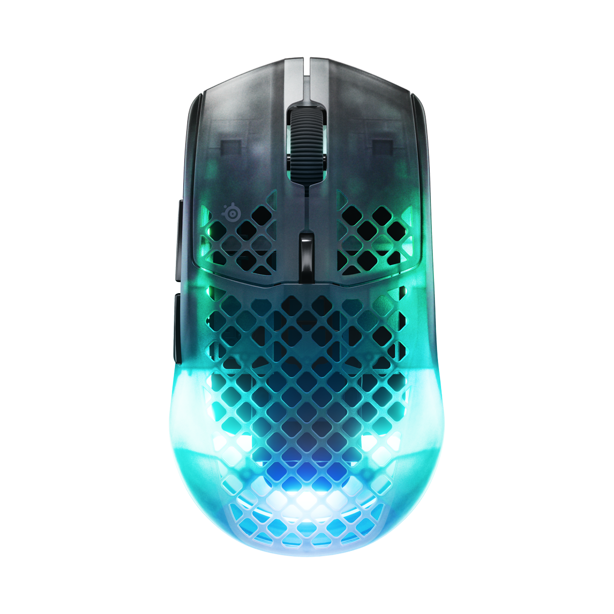 Steelseries Aerox 3 Gen 2 Shadow Gaming Maus kabellose, ultraleichte Gaming Maus mit 200 Stunden Akkulaufzeit und 26.000 dpi