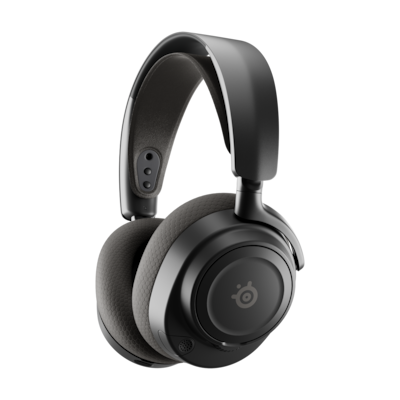 Steelseries Arctis Nova 7P Wireless Gen 2 Black Gaming Headset kabelloses Gaming Headset mit 50 Stunden Akkulaufzeit, Echtzeit-App-Steuerung, Bluetoot