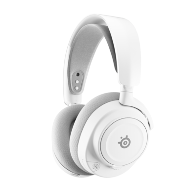 Steelseries Arctis Nova 7 X Wireless Gen 2 White Gaming Headset kabelloses Gaming Headset mit 50 Stunden Akkulaufzeit, Echtzeit-App-Steuerung, Bluetoo