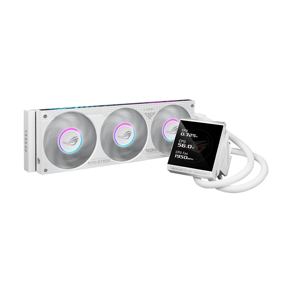 ASUS ROG Strix LC IV 360 ARGB LCD White | AiO-Wasserkühlung